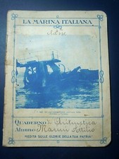 QUADERNO  LA MARINA ITALIANA CACCIATORPEDINIERE AUSTRIACO LIKA AFFONDATO DURAZZO