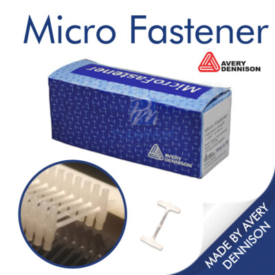 10.000 Mikroverschlüsse 4,4 mm Nylon weiß - Avery Dennison #11042
