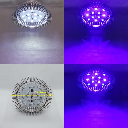 36W UV 365nm~370nm + 395nm~400nm PAR38 LED Lamp Floodlit Bulb Curing Light