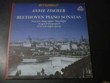 ANNIE FISCHER BEETHOVEN PIANO SONATAS LP RECORD ANGEL S 35791