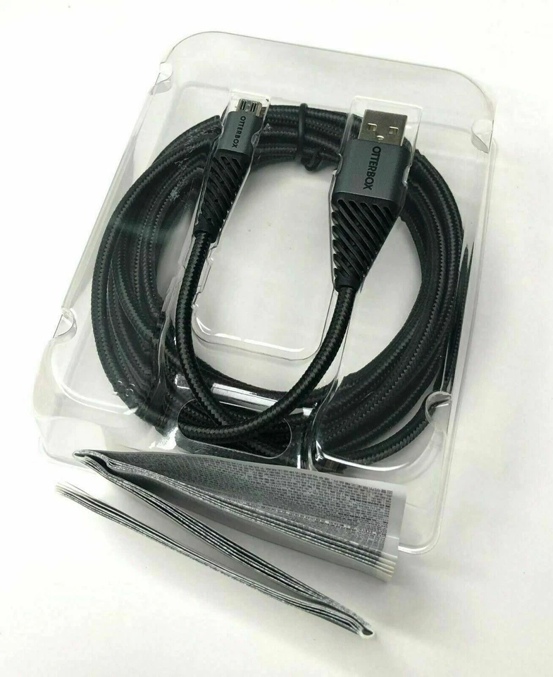Otterbox Braided Rugged Durable Micro-USB Charge & Sync Cable 1/2/3m - Image 2 of 4