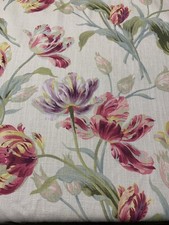 SALE****Laura Ashley Gosford Cranberry Door Curtain, Made To Measure