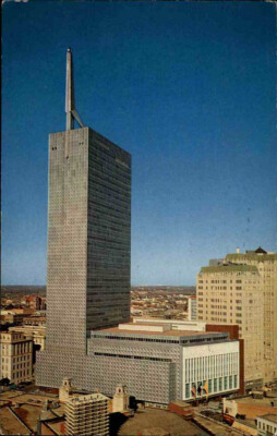 DALLAS Texas National Bank Building color USA ~1975 Amerika Postcard Postkarte