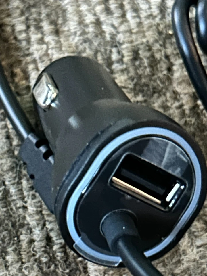 New AT&T 3.4A  Micro USB Car Charger w/ Extra USB Port - Black.  No box. - Image 2 of 4