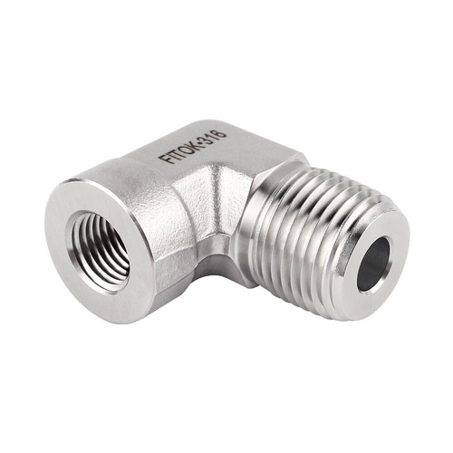 Fuji 16 80 Tubo Girevole AF 9100-04-06 - 1/4 Maschio A 3/8 Femmina JIC, Per Sistemi Idraulici E Pneumatici Adattatore AF 9100-04-06 - Foto 2