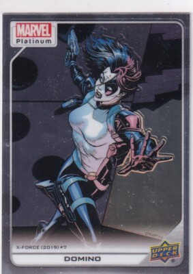 Upper Deck 2022 Marvel Platinum No. 107 Domino