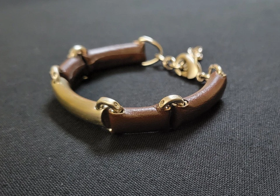 Kenneth Cole Stainless Steel Leather Bracelet - Image 2 of 4