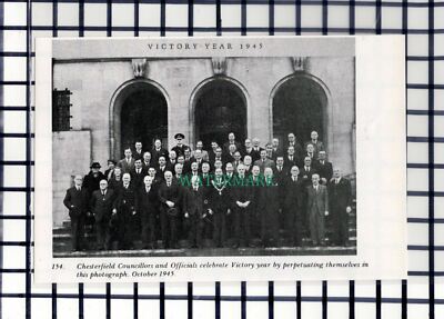 C7254) Chesterfield Councillors - ca. 1950er kleiner Ausschnitt