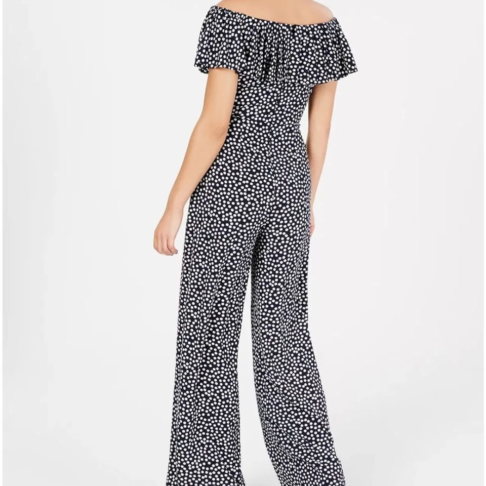 Macacão Betsey Johnson fora do ombro bolinhas 18W - Imagem 3 de 4