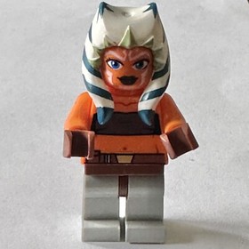 Authentic Lego Star Wars Ahsoka Tano (Padawan) SW0192 Minifigure 7675 Tube Top