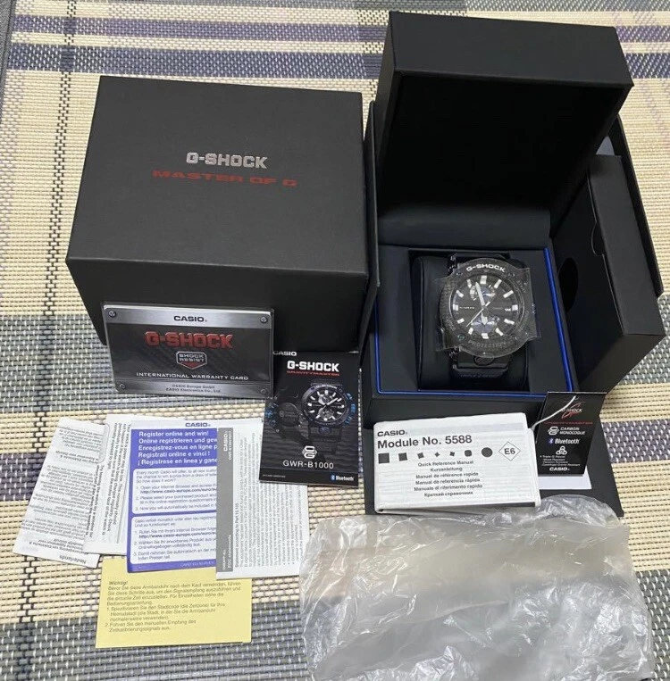 CASIO G-SHOCK GWR-B1000 Carbon Gravity Master