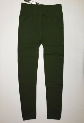 Leggings Depot Fleece Lined Leggings Womens Plus Size Green High