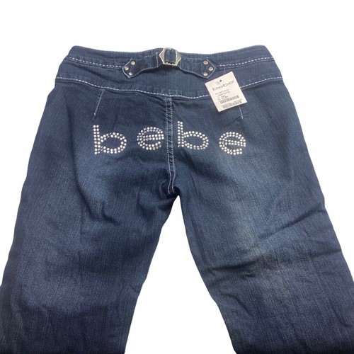 BEBE CAPRI JEANS SIZE 5 JUNIORS BLING 