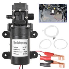 Motor Oil Fuel Fluid Extractor Electric Siphon Transfer Change Pump 12V 3 Hose