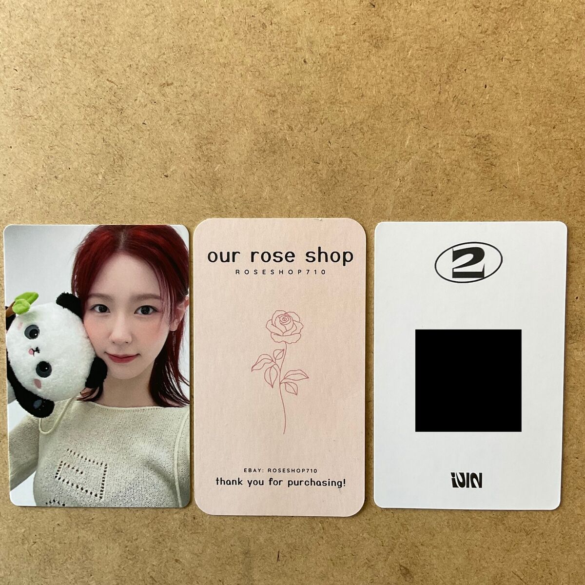 G)I-DLE GIDLE Two 2 Yizhiyu Panda China CN Lucky Draw LD QR G)I-DLE GIDLE Two 2 Yizhiyu Panda China CN Lucky Draw LD QR