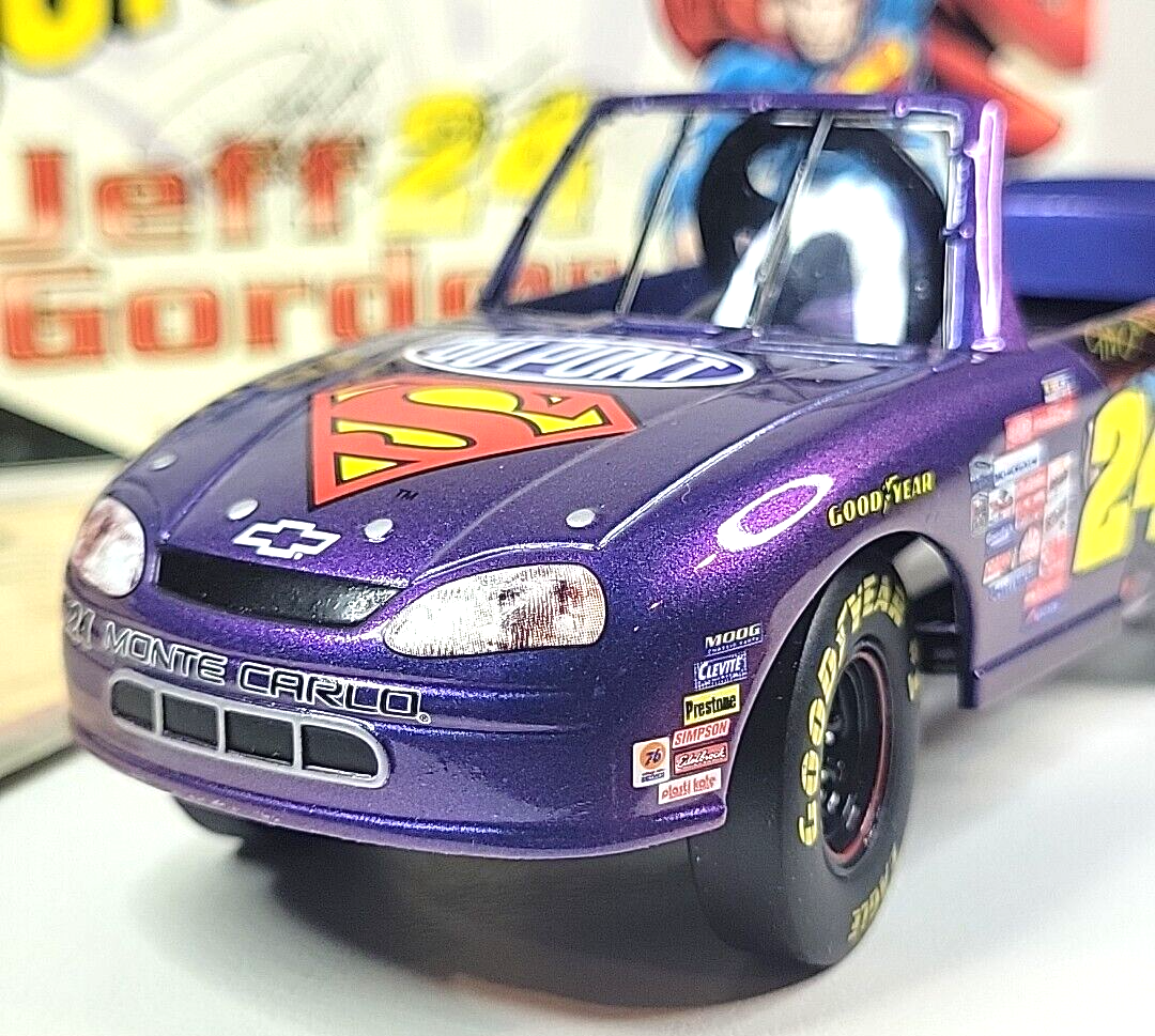 1999 1:43 Jeff Gordon Pedal Car Superman Chromalusion DuPont DC