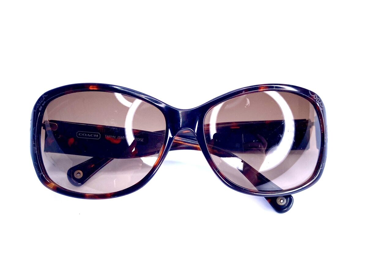Coach Oversized Oval Frame Sunglasses Taryn S801 Tortoise 69 Coach Oversized Oval Frame Sunglasses Taryn S801 Tortoise 69