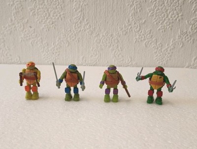 Mega Bloks Teenage Mutant Ninja Turtles TMNT Figuren (Full Set Of 4) Very Rare