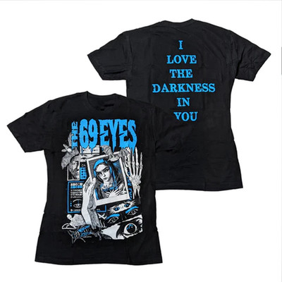 The 69 Eyes band 2 sides T-shirt black Unisex All sizes