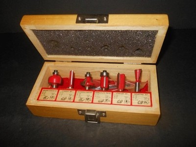 Router Bits Set Of 6 Pro Series KR Tools