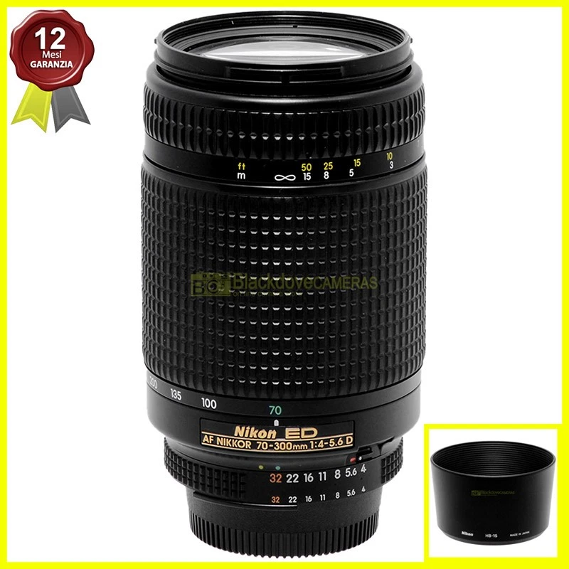 Obiettivi Nikon nikon AF Lunghezza focale 70-300 mm per fotografia
