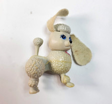 Vintage 1993 Littlest Pet Shop Splash Happy Puppies POODLE Rare Gray