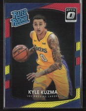 Kyle Kuzma 2017-18 Donruss Optic #174 Red and Yellow Los Angeles Lakers