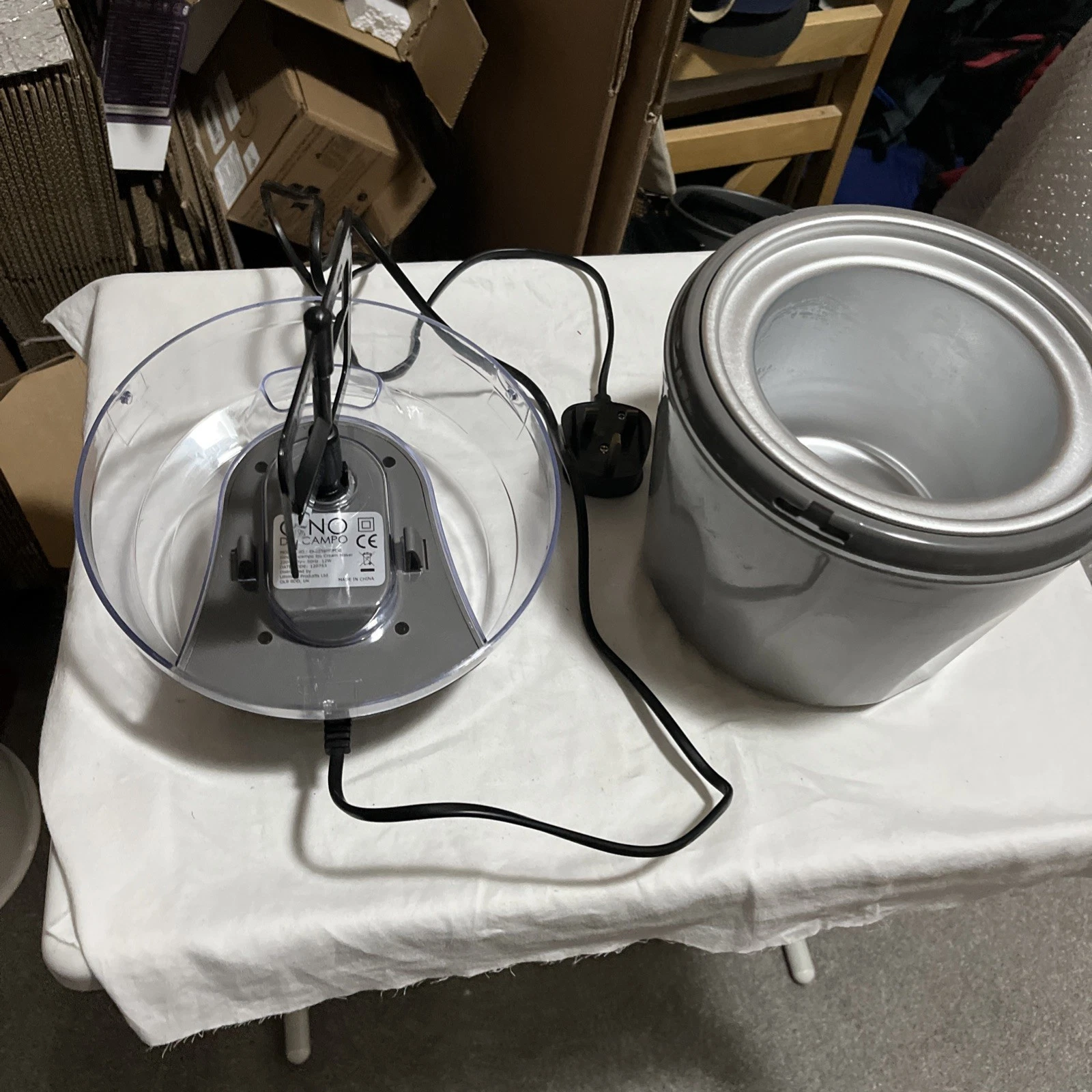 Gino D'acampo 1.4ltr Ice Cream Maker EK0958GDA Very Good Condition