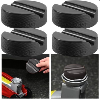 Car Lift 4Pcs Car Jack Pad Rubber Floor Adapter Slotted Frame