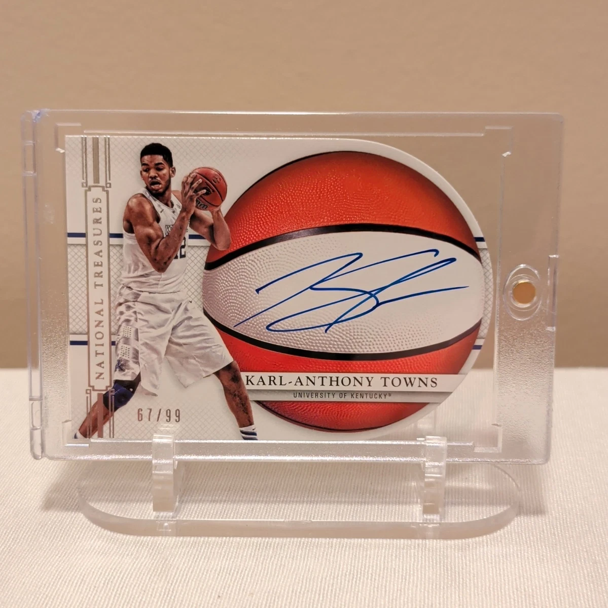 2015-16 Panini National Treasures - Karl-Anthony Towns #101 for