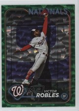 2024 Topps Series 2 Green Foil 212/499 Victor Robles #412 0l7e
