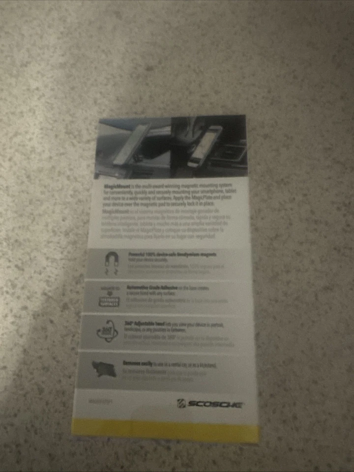 SCOSCHE MAGDV-XTSP1 MagicMount 2-in-1 Magnetic Vent Mount Cell Phone Holder - Image 3 of 4