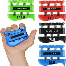 Dual Hand Grip Finger Strength Trainer Rehab ...