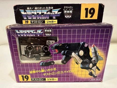 Vintage G1 Takara Hasbro Transformers Cassette #19 Ravage MIB (Japan Box)