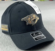 FANATICS NHL Nashville Predators Military Appreciation Adjustable Hat NWT