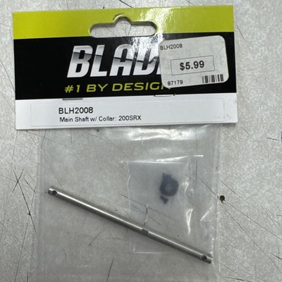 Blade 200SRX Helicopter Main Shaft w/Collar BLH2008