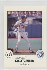 1988 Toronto Blue Jays Fire Safety French Kelly Gruber r5o