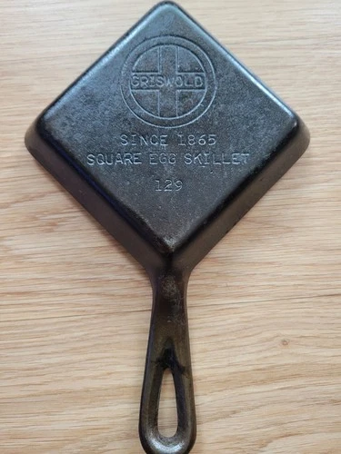 Griswold SQUARE EGG SKILLET No 129.