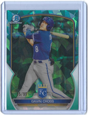 2023 Bowman Chrome Sapphire Edition Prospects Aqua /99 Gavin Cross #BCP-160