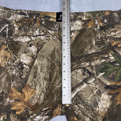 Realtree Camo Pants Mens Sz Large 36/38 Real Tree Edge Hunting Zip Phone Pocket - Picture 5 of 8