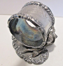 Antique Victorian Napkin Ring Cupid&rsquo;s Bow and Quiver of Arrows Valentine Ring