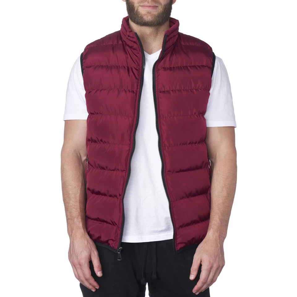 Alpine Swiss Mens Lightweight Down Alternative Puffer Vest Sleeveless Jacket - Image 3 of 4