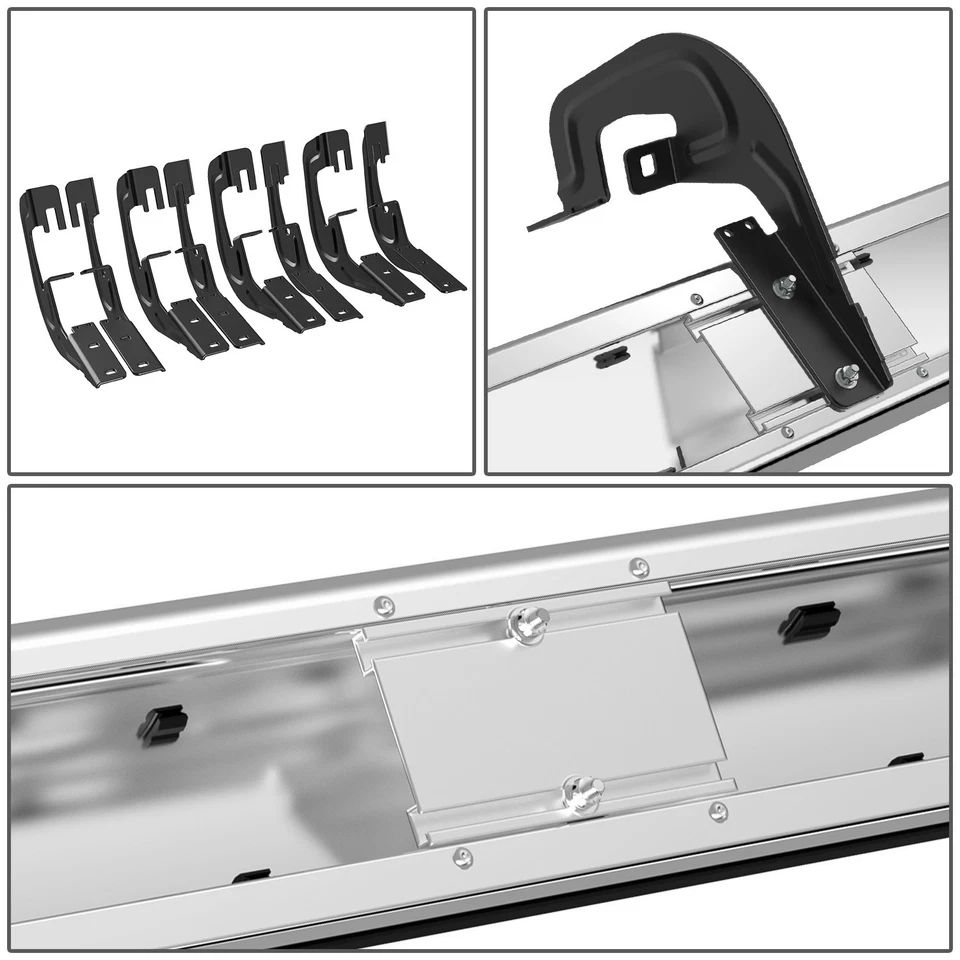 PARA SILVERADO SIERRA 07-19 DOBLE CABINA CROMO 6" ESTRIBO LATERAL BARRA NERF Foto 4 de 4