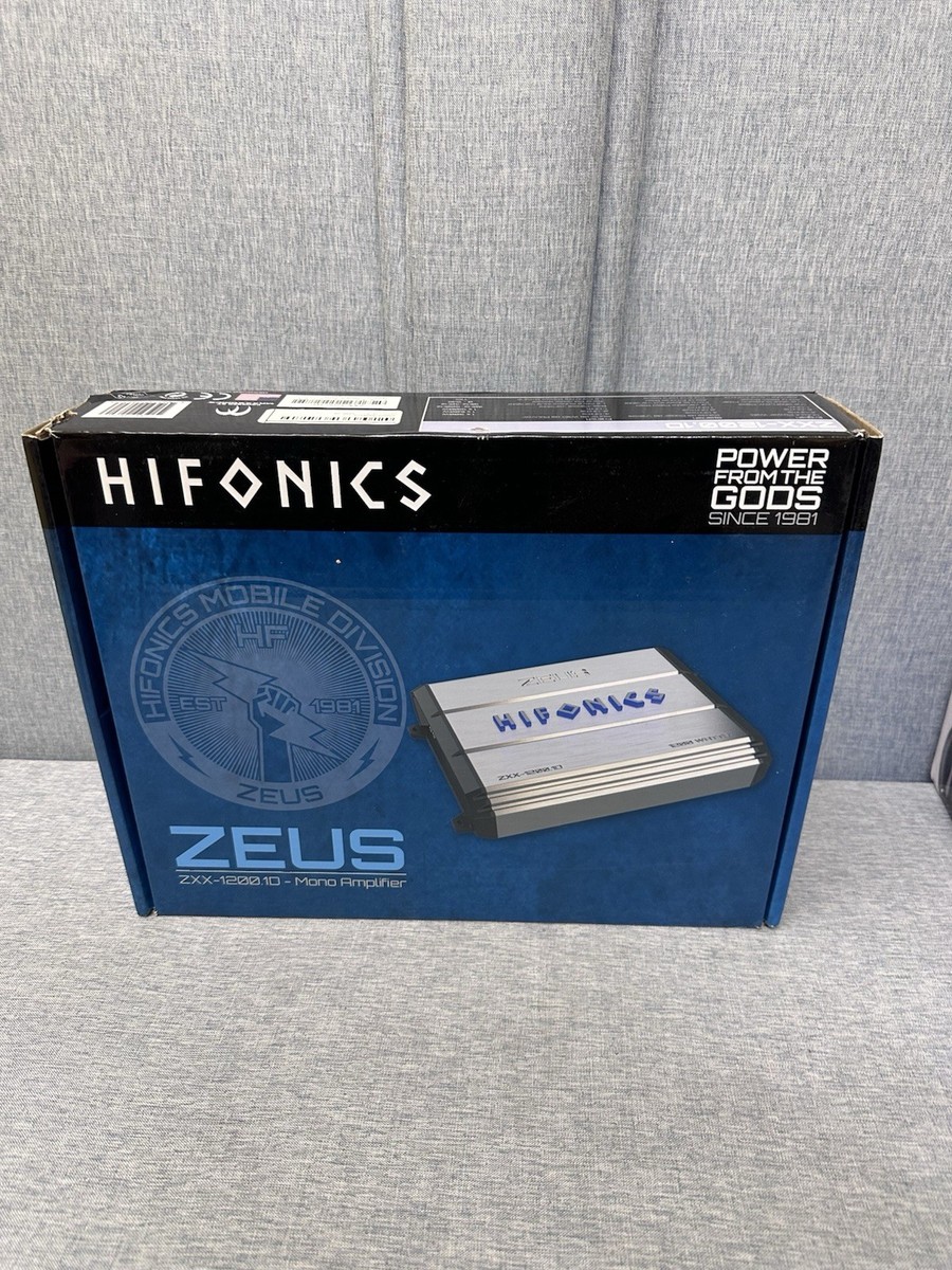 Hifonics ZXX-1200.1D ZEUS 1200 Watt Monoblock Car Audio Amplifier
