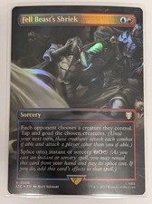Fell Beast's Shriek (Borderless) Commander: the Lord of the Rings - MTG RARE