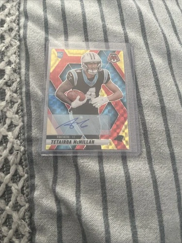 2025 Panini Mosaic Tetairoa Mcmillan Rookie Auto