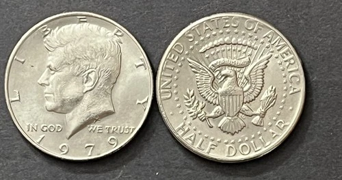 Photo of a 1979-P Kennedy Half Dollar from an eBay listing that sold on Jul 21, 2026