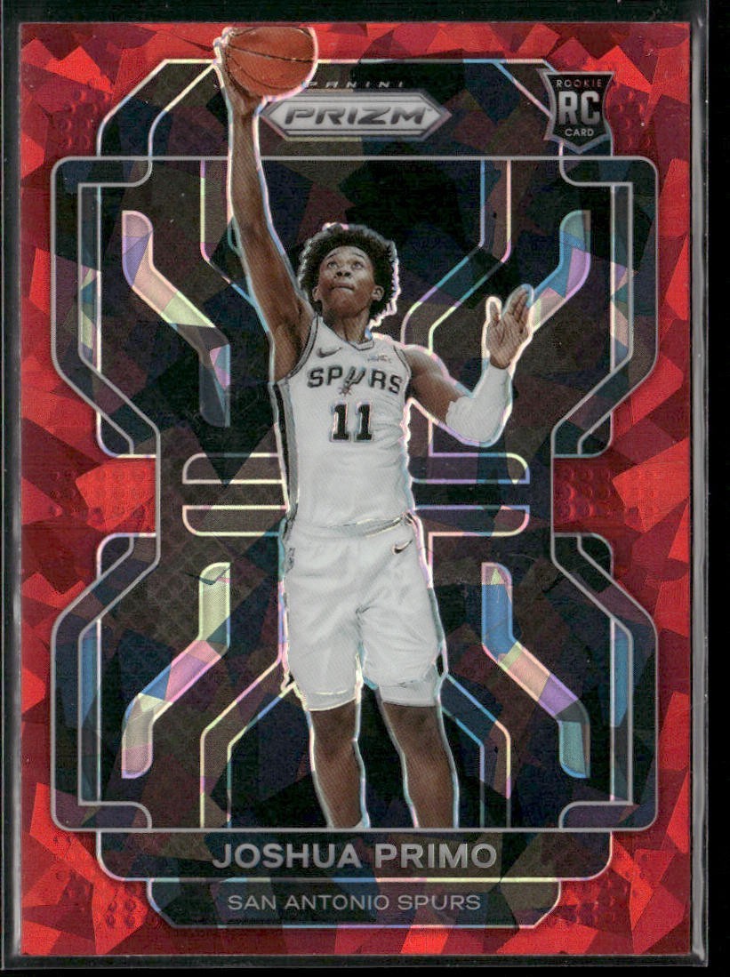 2021-22 Panini Prizm Joshua Primo RC Red Cracked ice #298