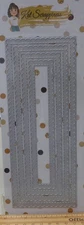 Kat Scrappiness; Slimline Stitched Scallop Edge die; longest is 8.25"; NEW.