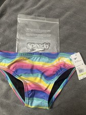 Speedo 30 Men's Swim Brief Bikini Style Performance Suit NWT Msrp 44